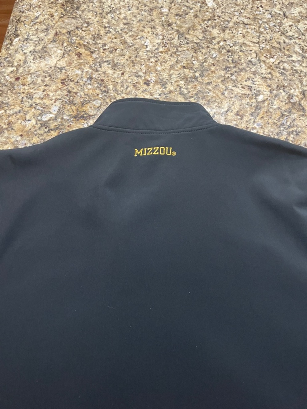 Mizzou Black and Gray Full-Zip Jacket with Yellow Accent Logo - Picture 2 of 3